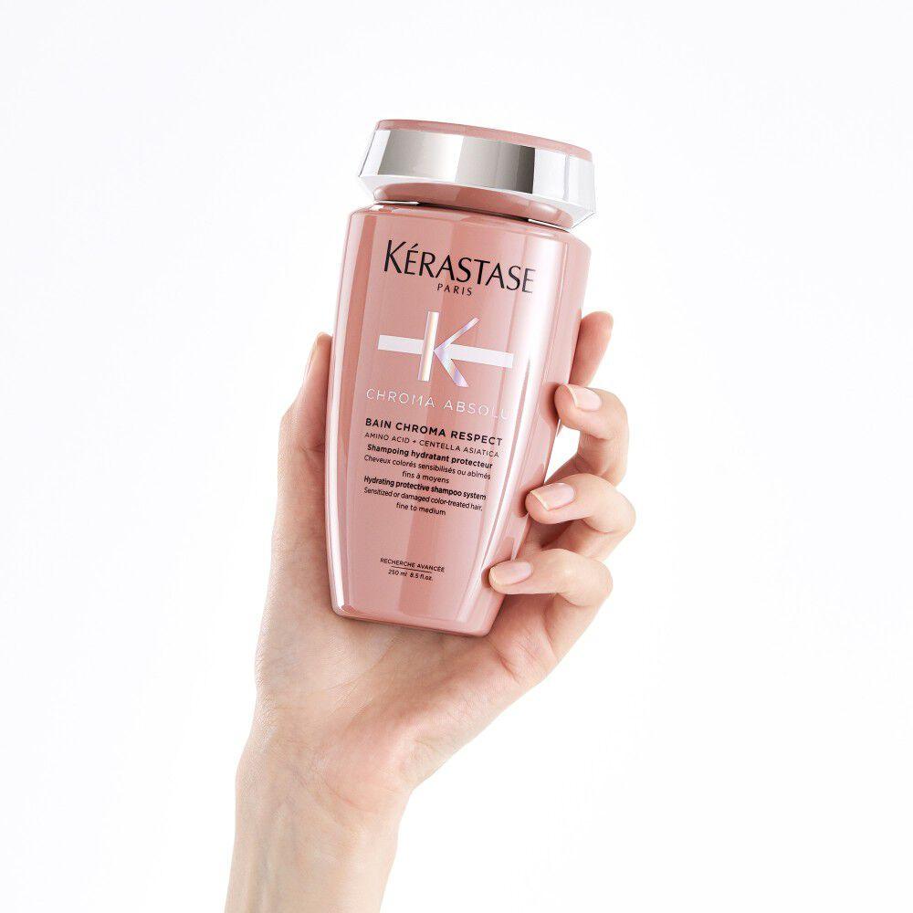 Champú hidratante para cabello teñido Bain Chroma Respect de Kérastase