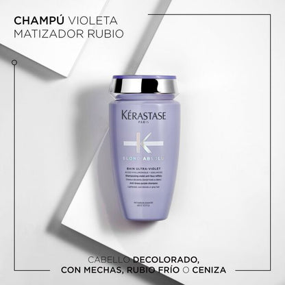 Champú matizador con pigmento violeta