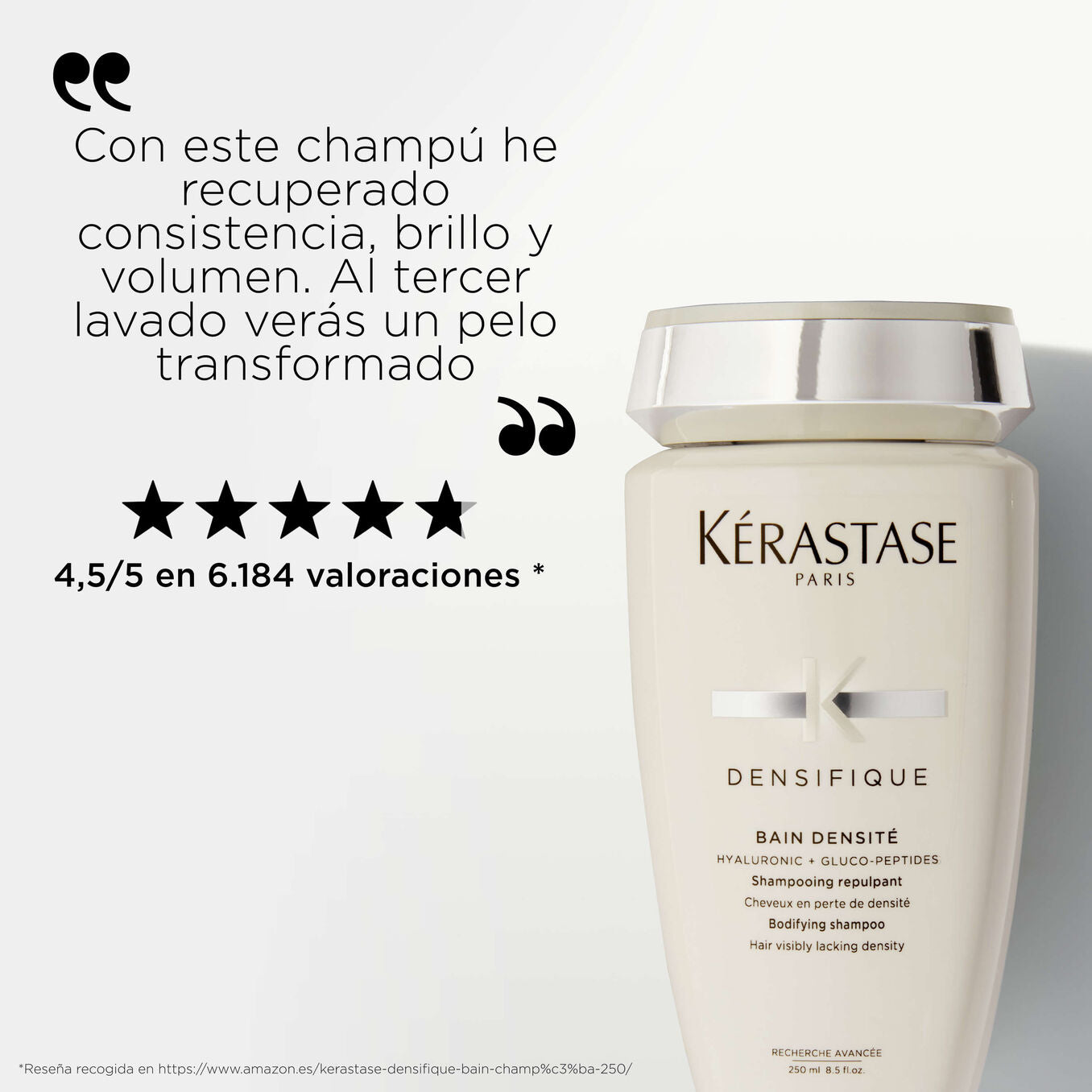 Champú para cabello debilitado