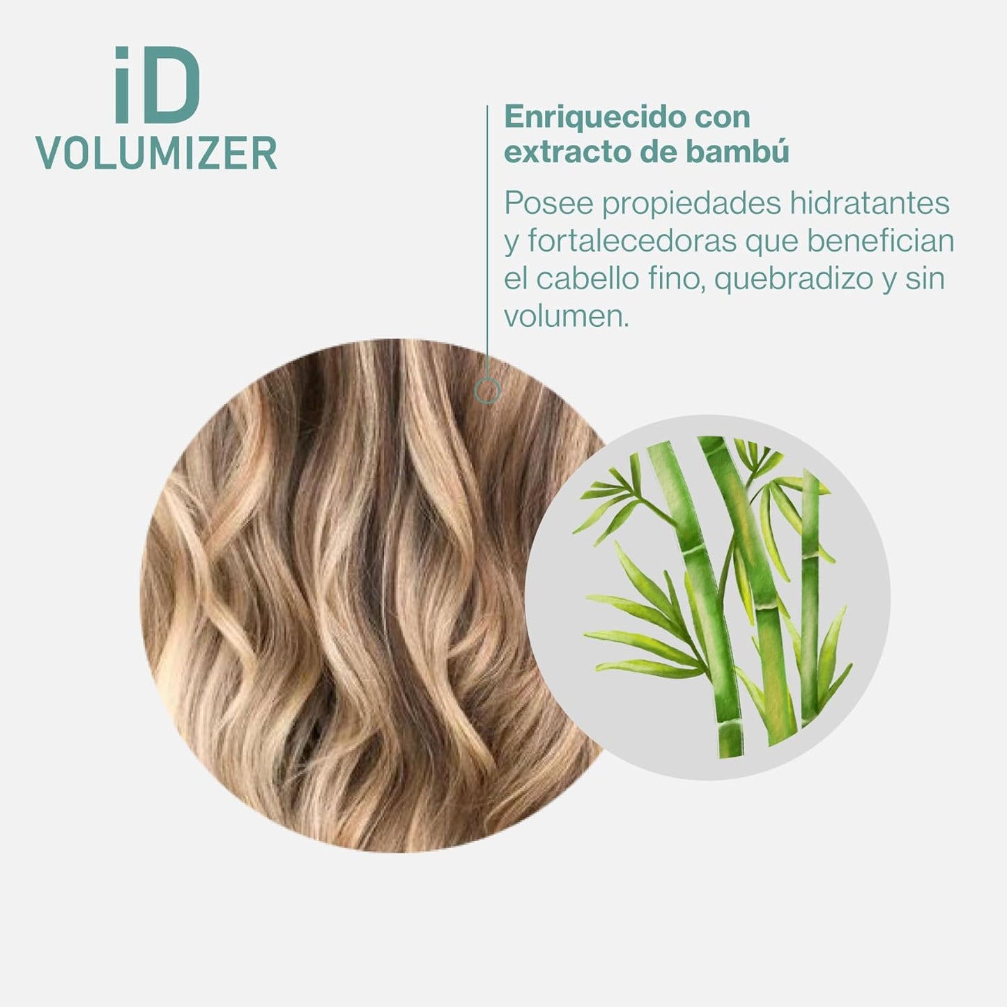 Ingredientes Protector térmico efecto volumen para pelo fino