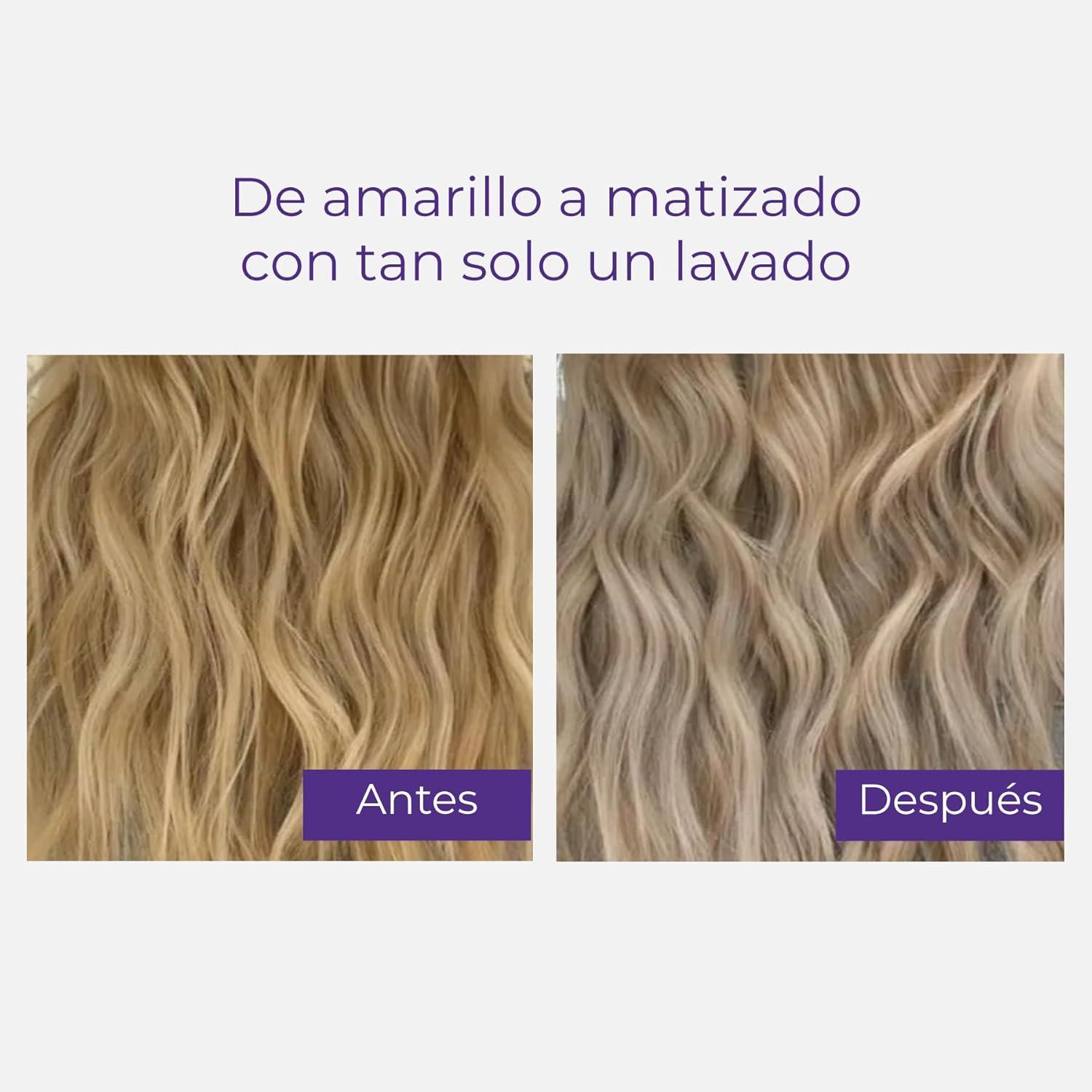 Champú matizador con pigmento violeta - Novalia Cosmetics