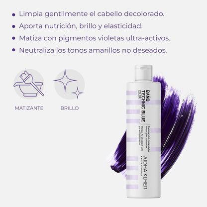 Champú matizador con pigmento violeta - Novalia Cosmetics