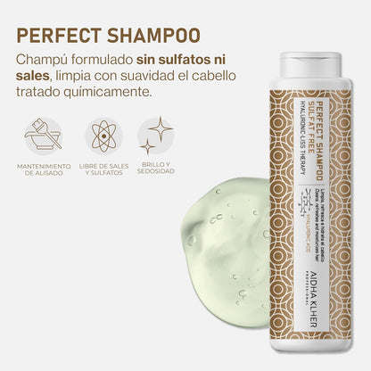 Champú post alisado sin sulfatos ni sales - Novalia Cosmetics